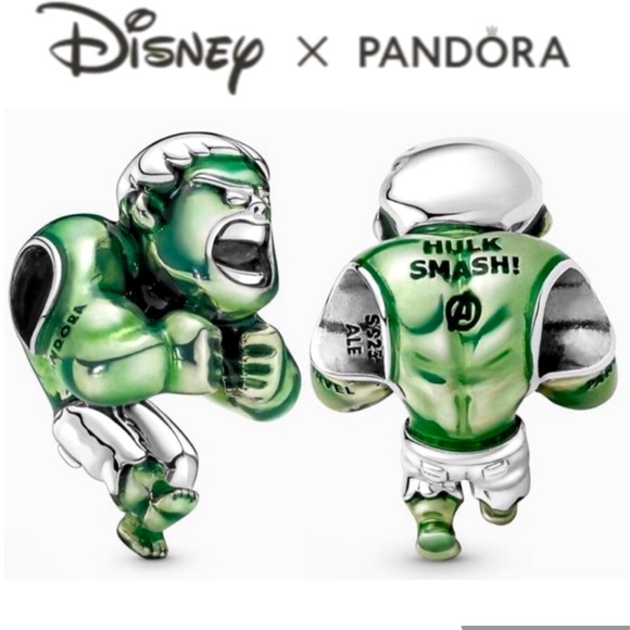 Pandora x Disney/Marvel Hulk Charm 790220C01 - Picture 1 of 13